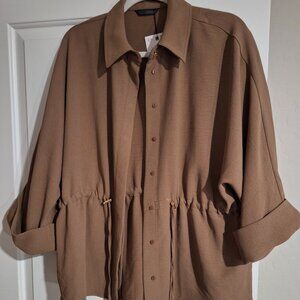 Zara Button Down Blouse